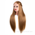 Cheveux synthétiques Barbier Mannequin Coiffure Poupée Mannequin Tête